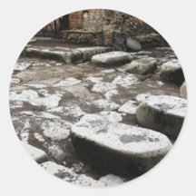 Street in Pompeii - Stones in street Stickers