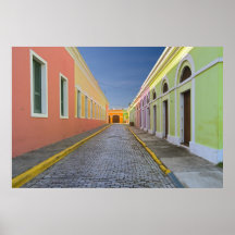 Street in San Juan, Puerto Rico Posters