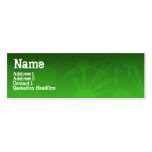 STREET SPLATTER green Business Cards