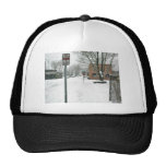 Streets Covered in a Blanket of Snow Hats