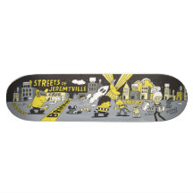 Streets of Jeremyville Skate Deck