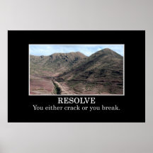 Stress will cause you to crack or break [XL] Poster