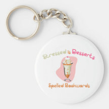 Stressed is Desserts Spelled Backwards Key Chains