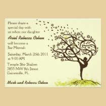 Stretching My Limbs Bar Mitzvah invitations