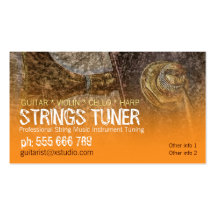 Strings Tuning Specialist Business Cards