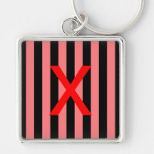 Stripe Key Chain