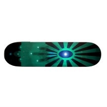 Stripe Rays skateboard