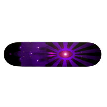 Stripe Rays skateboard