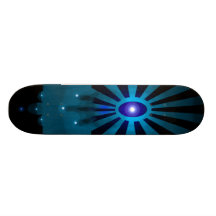 Stripe Rays skateboard