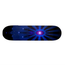 Stripe Rays skateboard