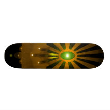 Stripe Rays skateboard