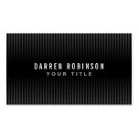 Striped modern generic simple masculine personal business card templates