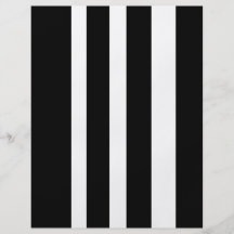 stripes b& w custom flyer