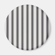Stripes Black & White Fridge Magnets