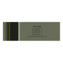 Stripes No. 0072 Business Card Template