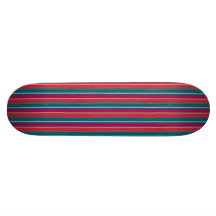 Stripes skateboard