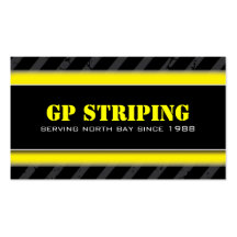Striping Company Business Cards