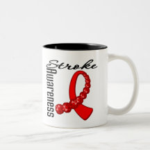 Stroke Awareness Gemstone Ribbon Coffee Mug