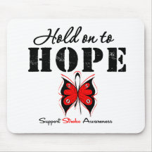 Stroke Awareness Hold On To Hope Mouse Mats