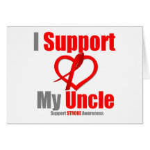 Stroke Awareness I Support My Uncle Card