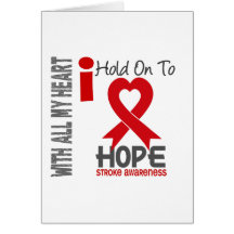 Stroke I Hold On To Hope Card