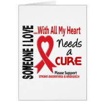 Stroke Needs A Cure 3 Greeting Card