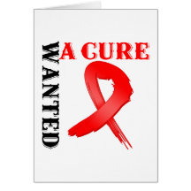Stroke WANTED A CURE Cards