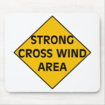 Strong Cross Wind Area Mousepad