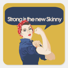 Strong is the new Skinny Stickers