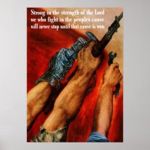 Strong Is The Strength Of The Lord Poster