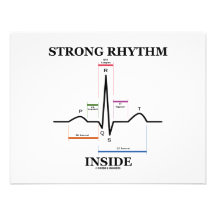 Strong Rhythm Inside (ECG/EKG Heartbeat) Announcement