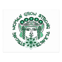 Strong Women Strong Planet Postcard