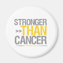 Stronger Than Cancer - Childhood Cancer Magnets