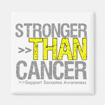 Stronger Than Cancer - Sarcoma Magnet