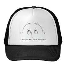 struggling hair farmer, (STRUGGLING HAIR FARMER) Trucker Hats