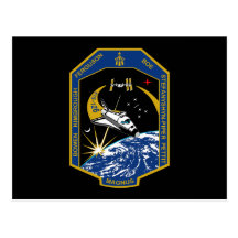 STS 126 Mission Patch Postcard