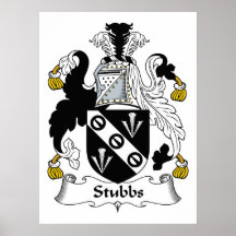 Stubbs Family Crest Print