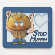 Stud Muffin Humour Mousemat