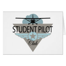 Student Pilot Club Cards