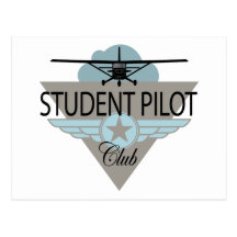 Student Pilot Club Post Cards