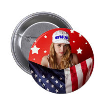 STUDENT STANDING UP TO CORPORATE GREED BUTTON
