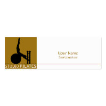 Studio Pilates - Business, Profile Card Business Card