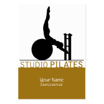 Studio Pilates - Business, Schedule Card Business Card