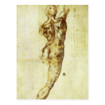 Study for Battle Cascina Michelangelo Renaissance Postcard