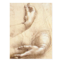 Study of Hands Post Card