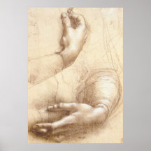 Study of Hands Poster