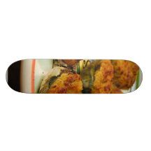 Stuffed Clams Food Dinner Cooking Skateboard