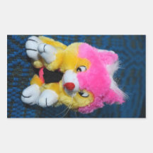 Stuffed toy sticker