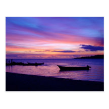 Stunning Fijian Sunset Post Card