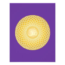 Stunning Om Symbol Personalised Invite